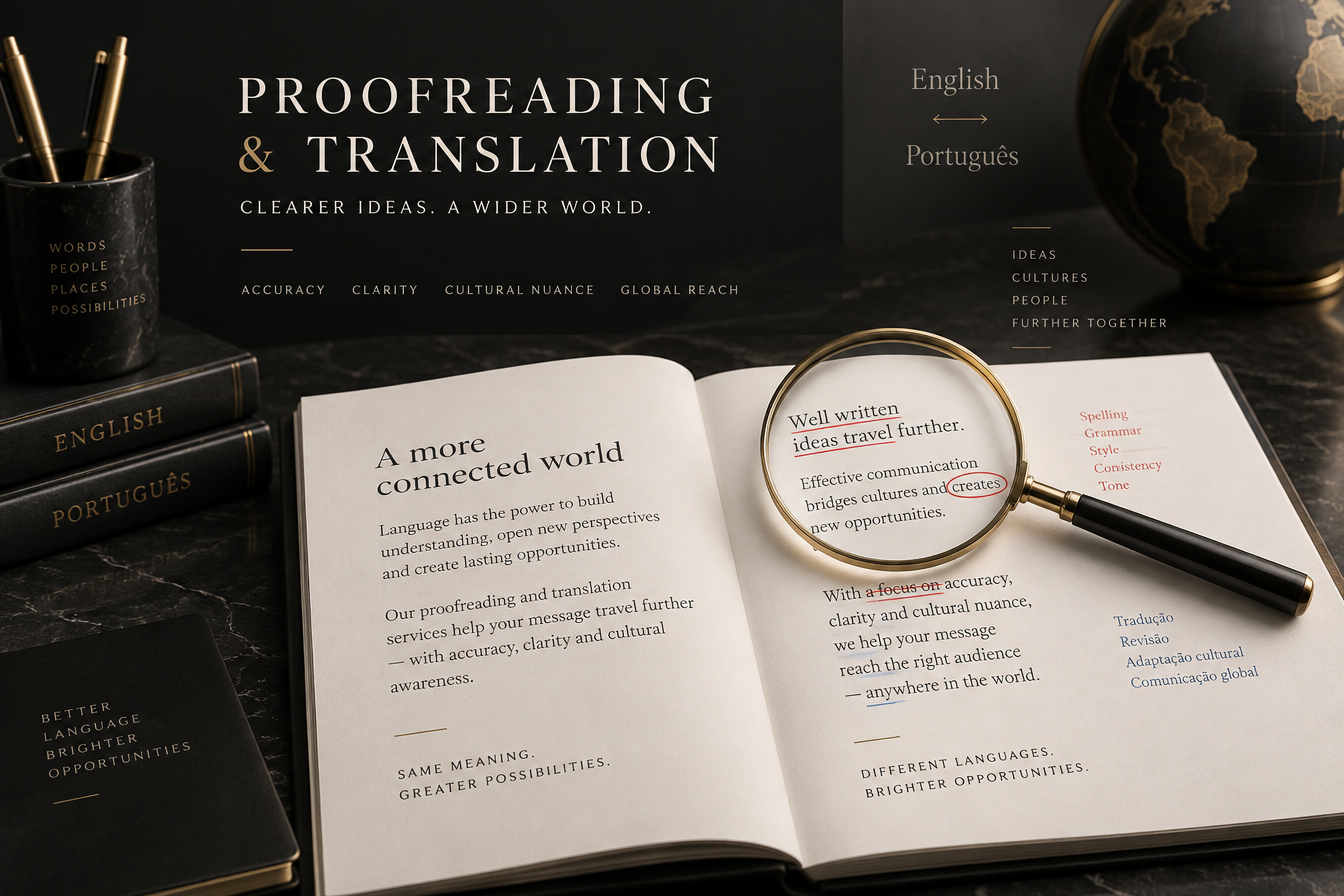 Glenda Feitosa, Brazilian Portuguese translator and proofreader